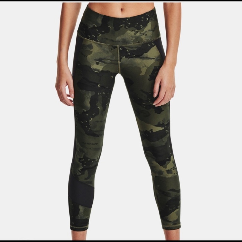 Under Armour Project‎ Rock Veteran’s Day Ankle Crop Leggings Size Medium - Picture 3 of 8